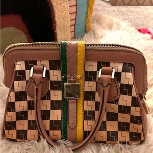 GX by Gwen Stefani Purple and Green Satchel